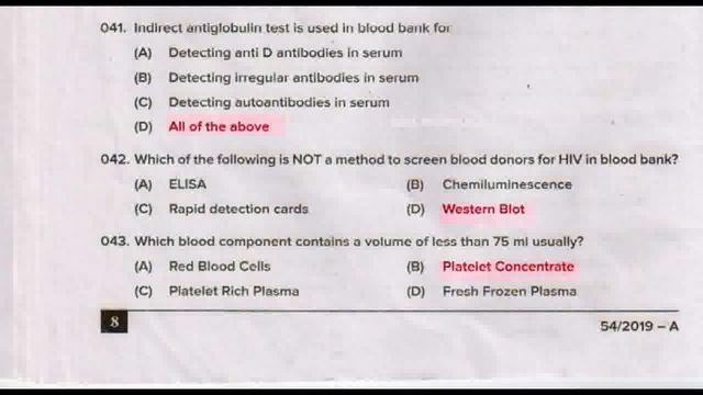 BLOOD BANK TECHNICIAN EXAM COACHING PART 1 смотреть онлайн