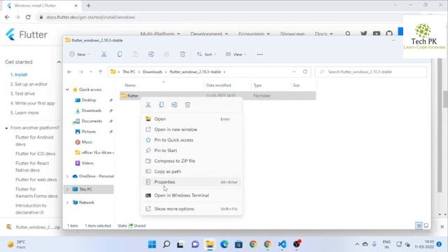 Part 1 Flutter Installation - Windows 11 with error fixing from scratch смотреть онлайн