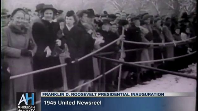 Franklin D. Roosevelt's 1945 Presidential Inauguration