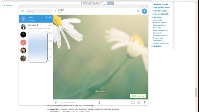 Crear telegram bot смотреть онлайн