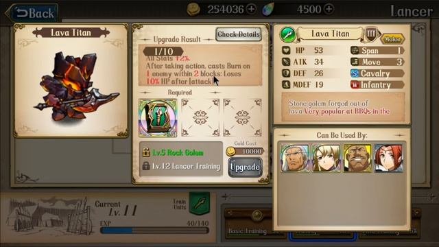 SOLDIER & TRAINING GUIDE FOR LANGRISSER MOBILE смотреть онлайн