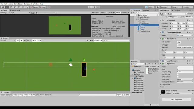 Flowfields Pathfinder Set up guide: Unity Assset Store смотреть онлайн