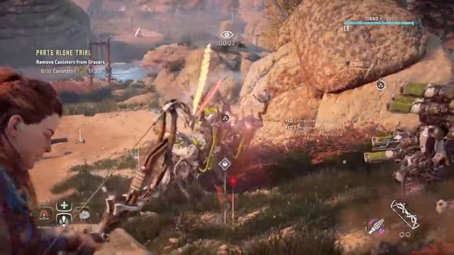 Horizon Zero Dawn - Parts Alone Trial - Gold 0:25 Very Hard [Nora Hunting Grounds] смотреть онлайн