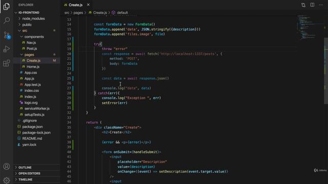 9. Error Handling in the Frontend смотреть онлайн