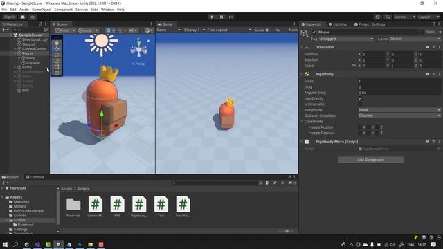 ПОЧЕМУ ВСЕ ТРЯСЕТСЯ в UNITY ? смотреть онлайн