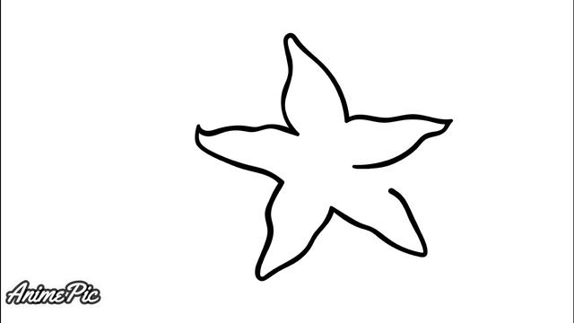 COMO DIBUJAR UNA ESTRELLA DE MAR