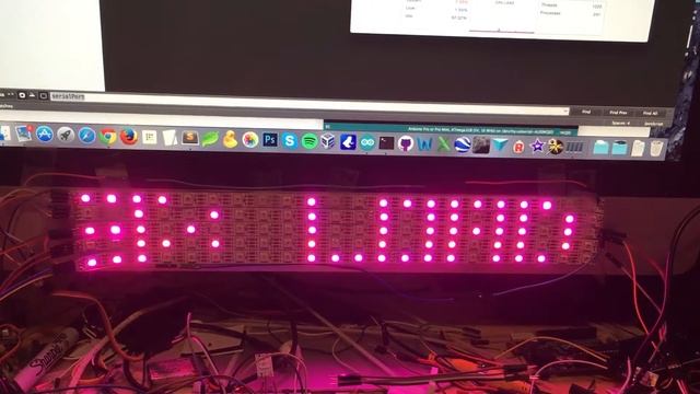 Node JS Arduino LED Banner CPU Load смотреть онлайн