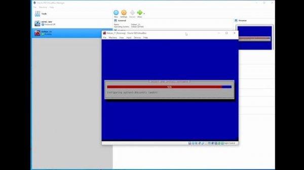 How to install Debian 11(without GUI) on Virtualbox || ssh install and access with putty