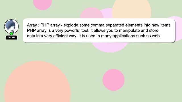 Array : PHP array - explode some comma separated elements into new items смотреть онлайн