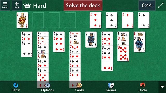 Microsoft Solitaire Collection: FreeCell - Hard - June 1, 2022 смотреть онлайн