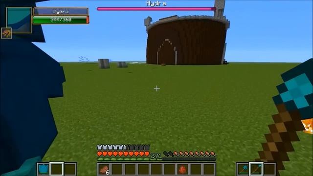 BATTLE GEAR MOD VS HYDRA - Minecraft Mod Battle - Mob Battles - Mods смотреть онлайн