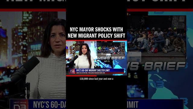 NYC Mayor Eric Adams imposes a 60-day cap on migrant family shelter stays, aiming for faster reloca смотреть онлайн