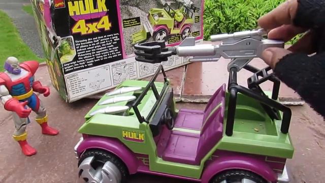 The Incredible HULK 4X4 vehicle and 5 inch Hulk Action figure by TOYBIZ from 1998 | MARVEL COMICS смотреть онлайн