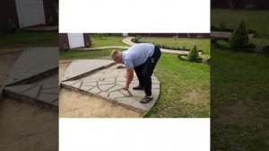 Площадка под каркасный бассейн из цементного раствора