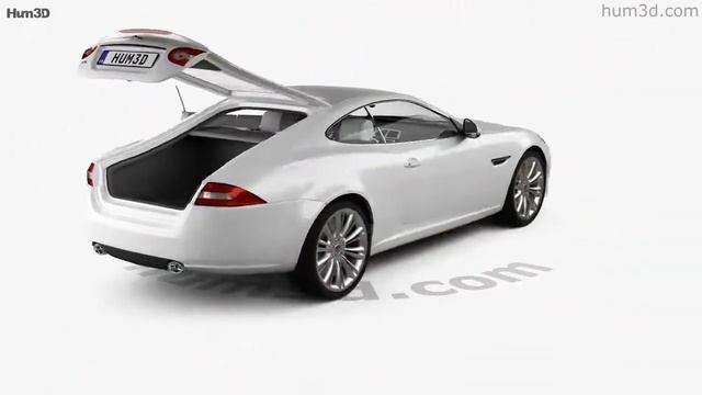 Jaguar XK coupe with HQ interior 2011 3D model by Hum3D.com смотреть онлайн