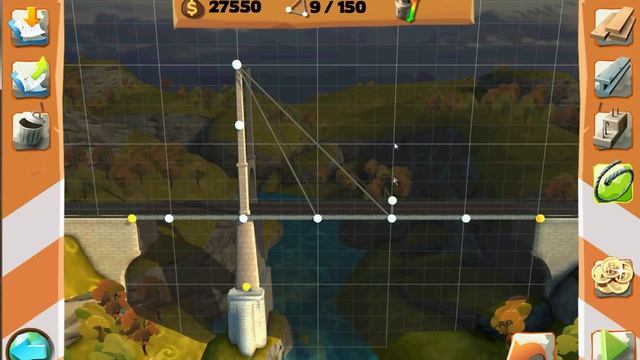 Bridge Constructor Playground прохождение, 13 уровень смотреть онлайн