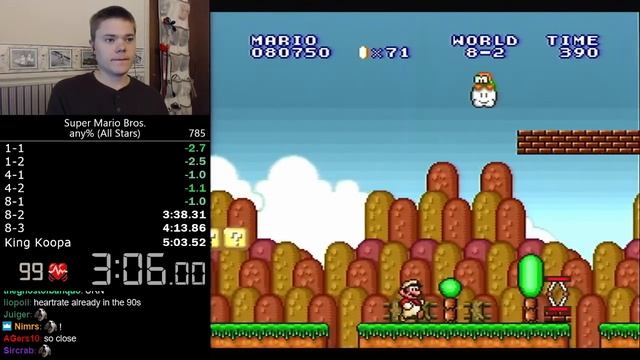 (5:02.89) Super Mario Bros. (All Stars) any% speedrun *Former World Record* смотреть онлайн