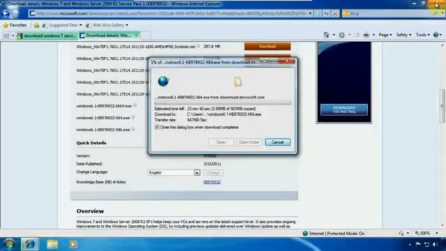 Windows 7 Ultimate Service Pack 1 смотреть онлайн