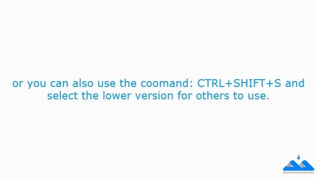 EASIEST WAY TO CONVERT AUTOCAD IN OTHER VERSIONS смотреть онлайн