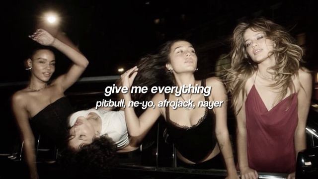 give me everything- pitbull ne-yo nayer afrojack  sped up  night core 