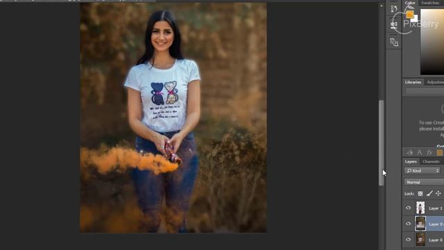 How To Blur Photo Background in Photoshop | FAST & EASY TRICK! смотреть онлайн