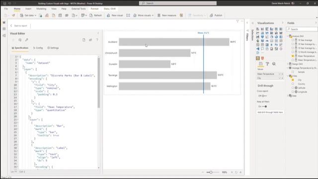 Building Power BI Custom Visuals with Vega - Daniel Marsh-Patrick смотреть онлайн
