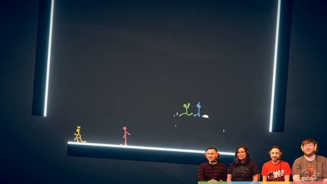 Stick Fight: The Game - #1 - BATTLE WITH STICK FIGURES! (4 Player Gameplay) смотреть онлайн