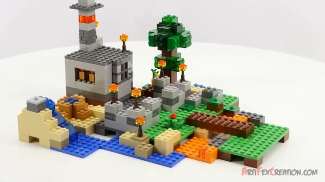 Lego Minecraft 21116 CRAFTING BOX Build #6 Animated Stop Motion Review смотреть онлайн