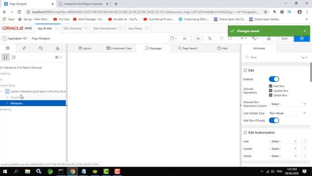 How to customize interactive grid report | Oracle apex смотреть онлайн