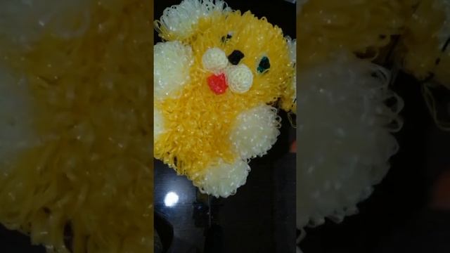 Мочалка. Игрушка собачка часть 1. Waschlappen Hündchen.