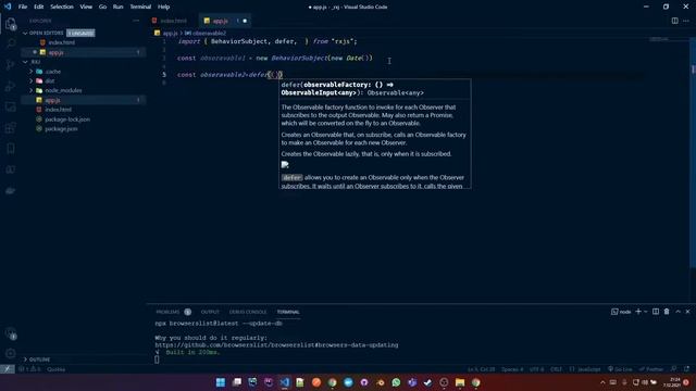 RXJS (Defer) смотреть онлайн