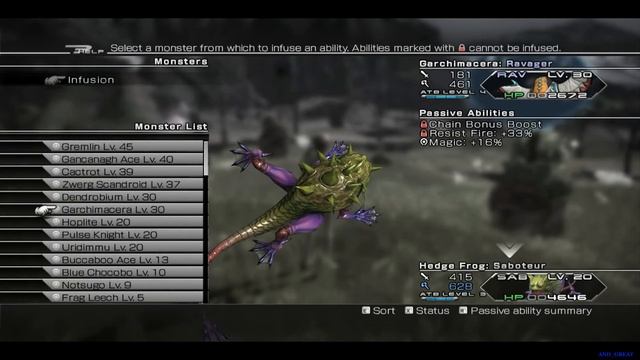 Гайд по Infusion (Слиянию) монстров в FINAL FANTASY XIII-2 смотреть онлайн