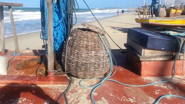 Brasile, Atlantico. Brazil. Ceará. Jangadas Fortaleza.  Бразилия. Жангада