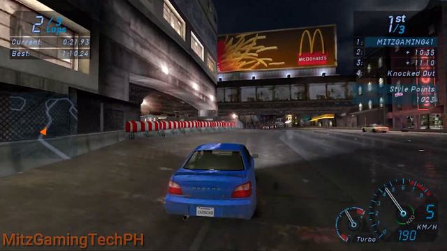 Need for Speed: Underground (2003) | Race #24 Lap Knockout - One Down, Two to Go. смотреть онлайн