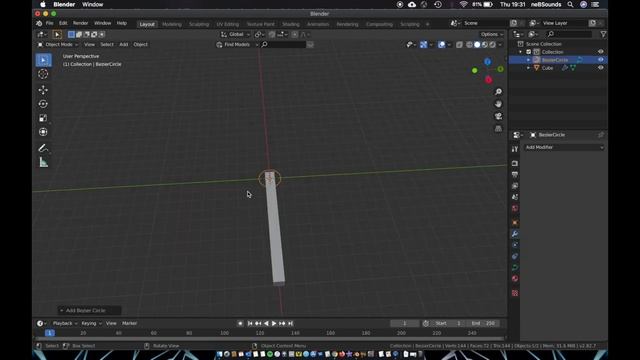 Blender Quick Tips 001: Using Array Modifier Along Curve Paths [Blender 2.82 Tutorial] смотреть онлайн