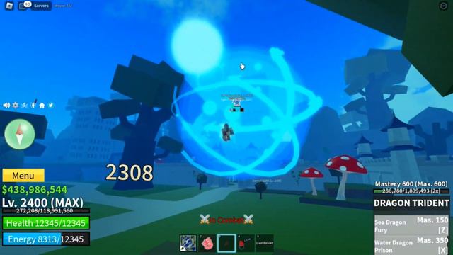 Dragon Trident Bounty Hunting | Blox Fruits Update 17.3 смотреть онлайн