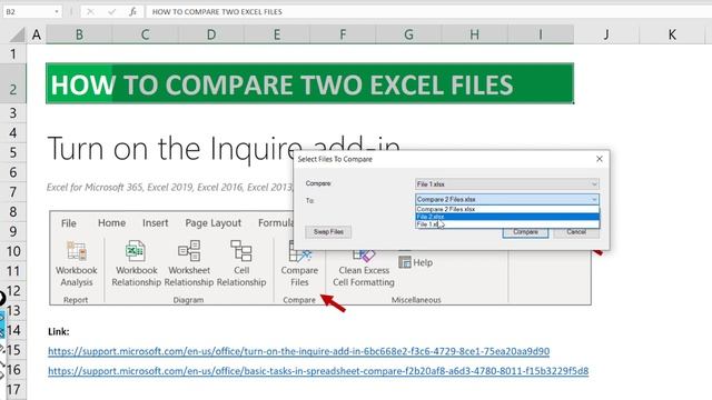 Excel Tricks: Compare Two Excel Files [Find the Differences] смотреть онлайн