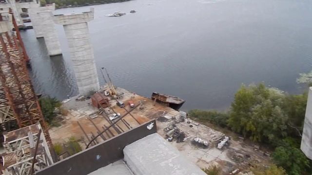 Вантовый мост Запорожье архивное видео смотреть онлайн