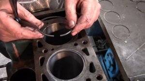 Часть 5 Lada Капитальный ремонт ВАЗ 2107 (1600)  Подготовка поршневых колец к установке