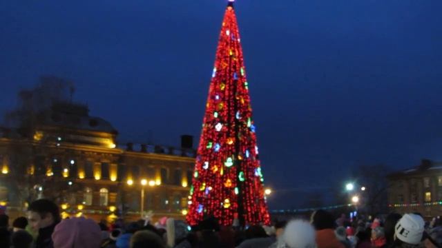 Рыбинск Шествие Дедов Морозов 14.12.2014. смотреть онлайн