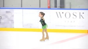 Фигурное катание. Анжелина 4 года. (Норма новичок) первое выступление