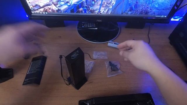 Держатель для видеокарты и радиатор М2 SSD смотреть онлайн