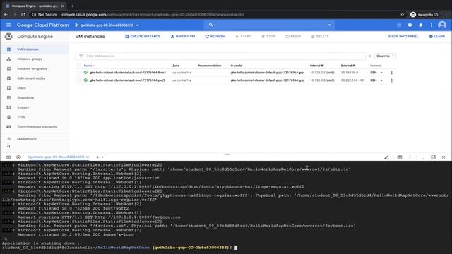 5.6 Demo Getting Started with Kubernetes Engine | Containers in the Cloud | Google Cloud Fundamenta смотреть онлайн
