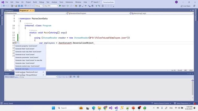How to parse JSON data using C# ?? смотреть онлайн