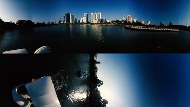 Прогулка на педальном катамаране )) смотреть онлайн