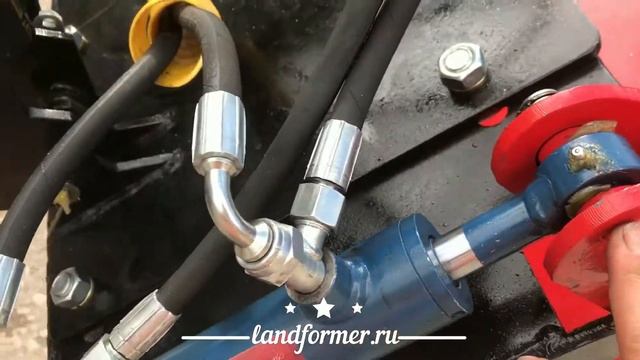 Обзор фронтального погрузчика Landformer ФПУ-500-Ч челюстной смотреть онлайн
