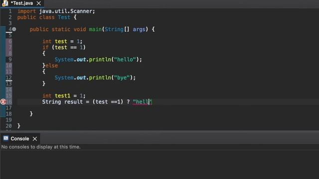 Short Hand If-Else Statements in Java (Ternary Operator) смотреть онлайн