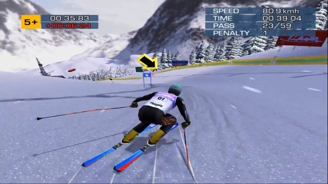 Alpine Skiing 2005 | PS2 | HD | PCSX2 смотреть онлайн
