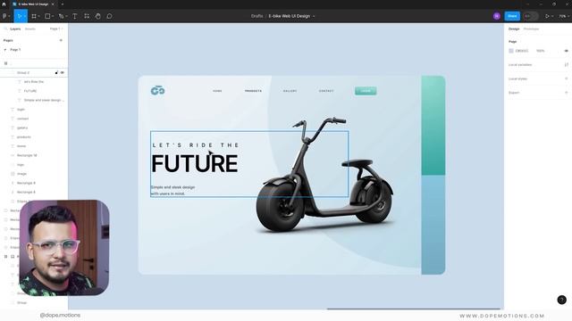 ⚡Make a Professional Website UI Design in Figma - Figma Tutorial (Hindi) смотреть онлайн
