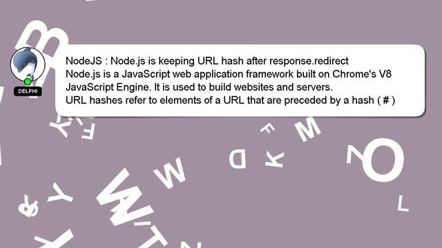 NodeJS : Node.js is keeping URL hash after response.redirect смотреть онлайн